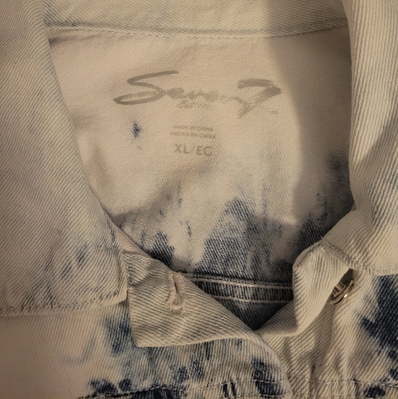 NWT Seven7 tie dyed denim jacket - Picture 4 of 5